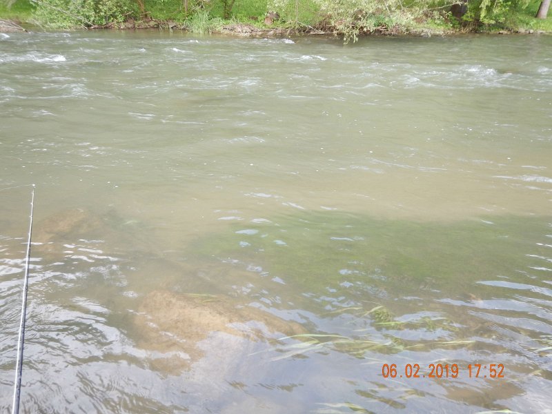 $BaldEagleStatePark2001$.jpg - First evening at Bald Eagle, I fished the Paradise.  Stream was still swollen and off color.  Fish did rise to evening bug hatches but not as I would have liked.