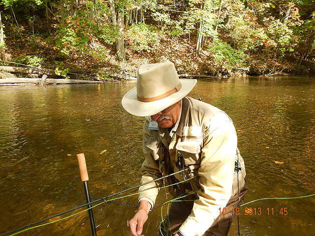 DSCN0175.jpg -                                I wanted a pic with Ed and his fish but, whoops...there it went.