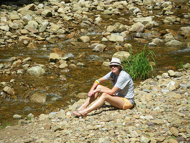 IMGP0260.jpg - Susie on Hickory Run