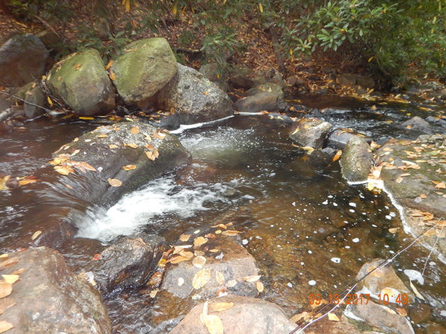 DSCN2610.jpg -                                That fish was hiding in the far run.  I missed a bunch here.  Maybe it was the same one hitting several times, who knows.