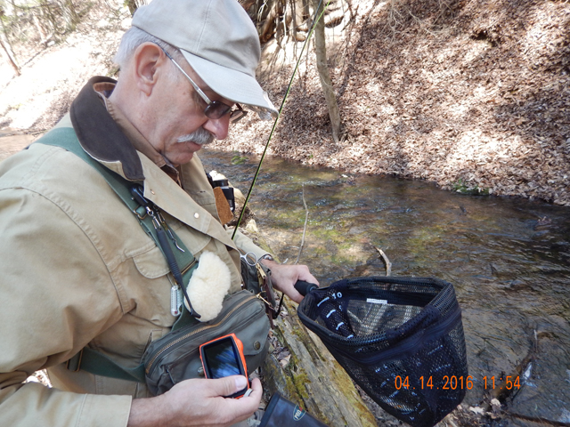 DSCN1071.jpg -                                Ed is taking a pic of another he caught.  