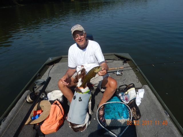 DSCN2350.jpg -                                Sometimes, Sunny became a pest.  She wanted attention when I wanted to fish.