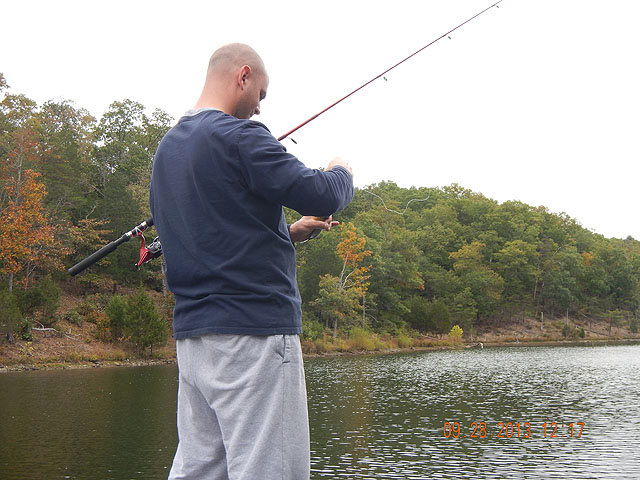 DSCN0144.jpg -                                Dave caught a few too but he was a bit camera shy.