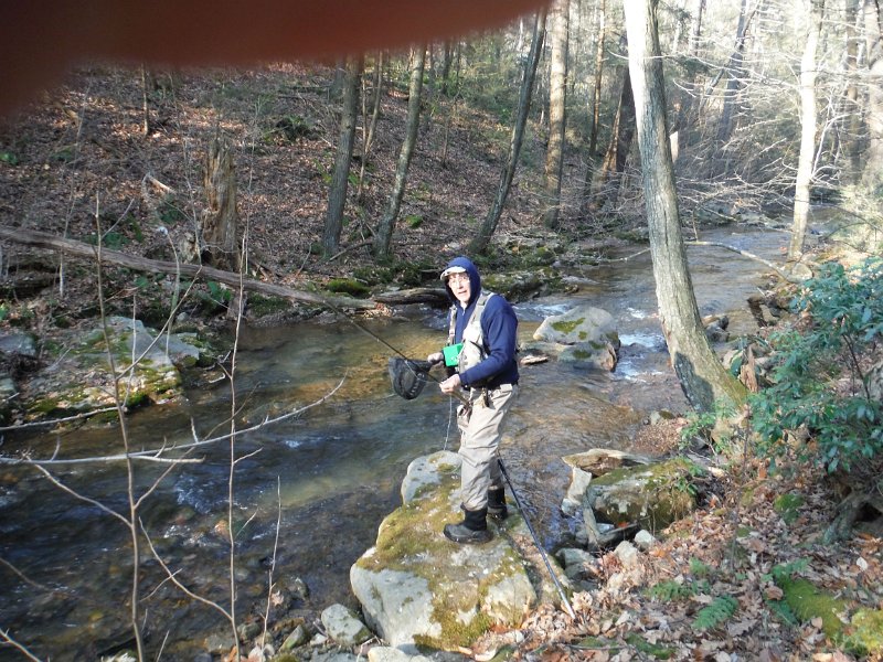 DSCF0029.jpg - I did get a fish from that beautiful run but as always, I missed the biggest one.
