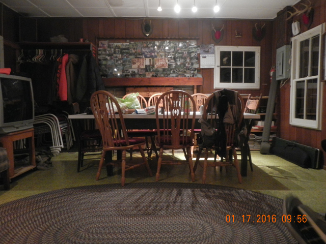 DSCN1607.jpg -                                Here is our base camp.  Warm and inviting after a cold day on the stream.