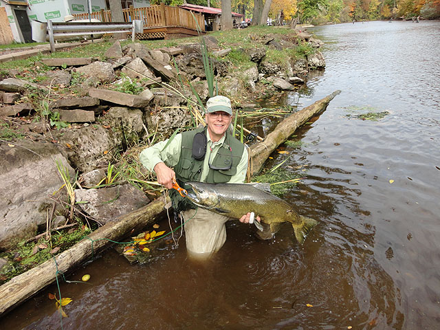 DSC00351.jpg -                             Me with another Salmon   