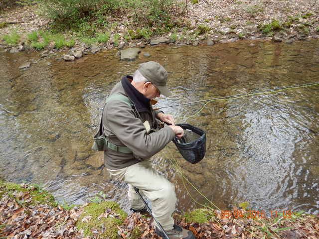 21.jpg -                                All our fish get released.  This is a brook trout enhancement area.