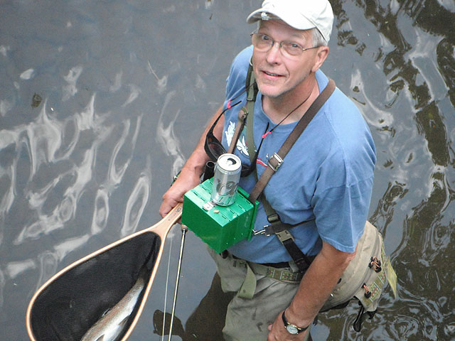 GaryatKettle.jpg - What a neat way to enjoy fishing!