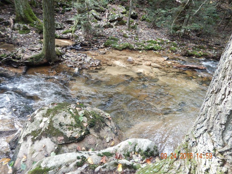 $Stone Cabin043$.jpg - Threw a nymph into this hole on the way back and got the fish in the following pic.